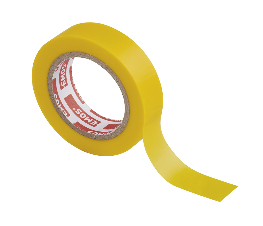 CTORCH PVC INSULATING TAPE FIRE RESISTANT 1.8CM 10M YELLOW