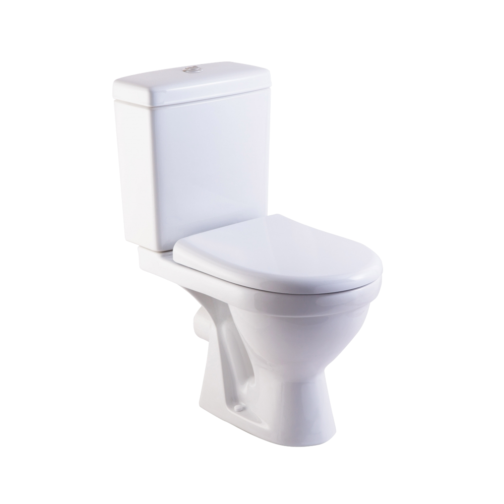 ROSA WC NERO P-TRAP WHITE