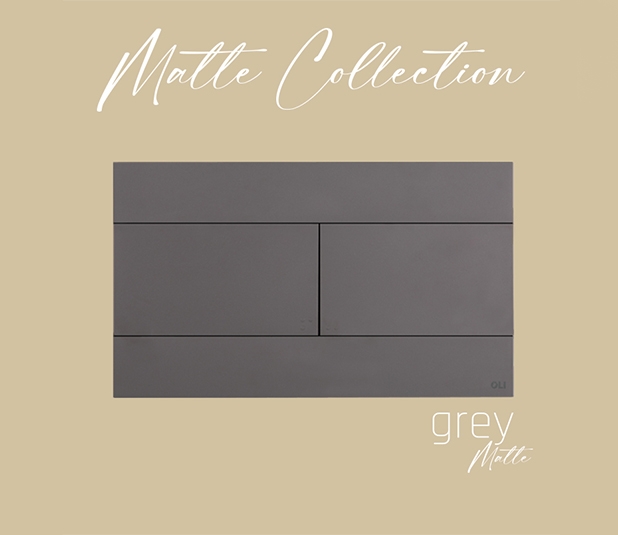 OLI 659058 PUSH BUTTON SLIM GREY MATTE, FOR 885052 MECHANICAL (2)