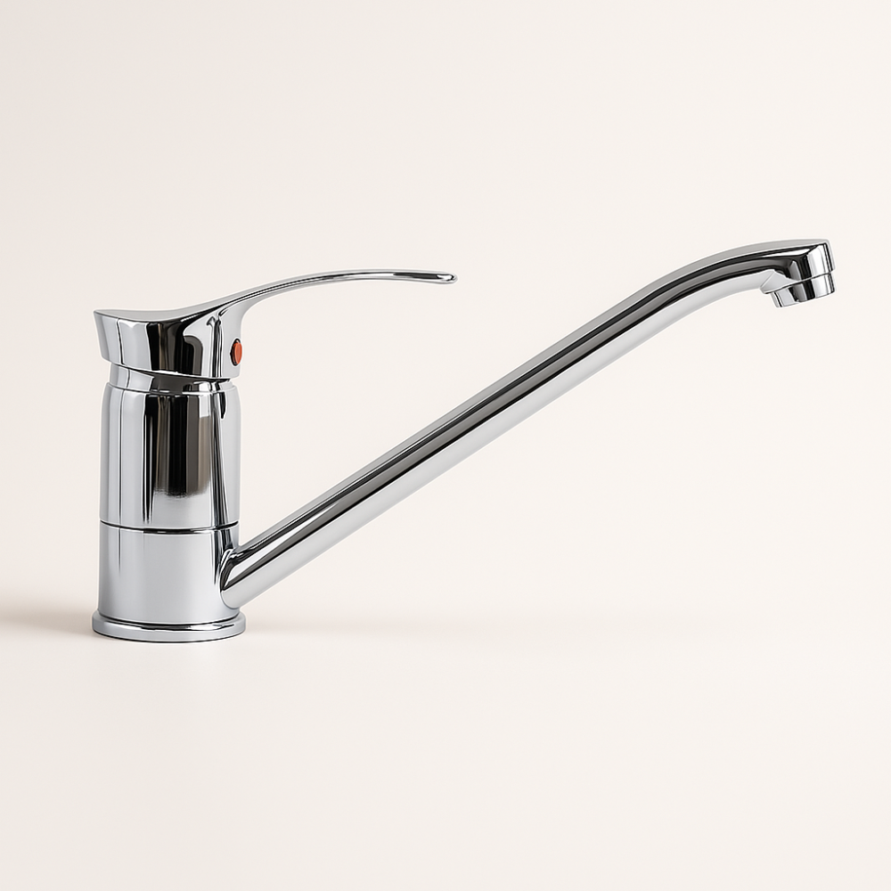 20250408_2223_Chrome Kitchen Faucet_remix_01jrba9018ex0awfbqwewfwc86