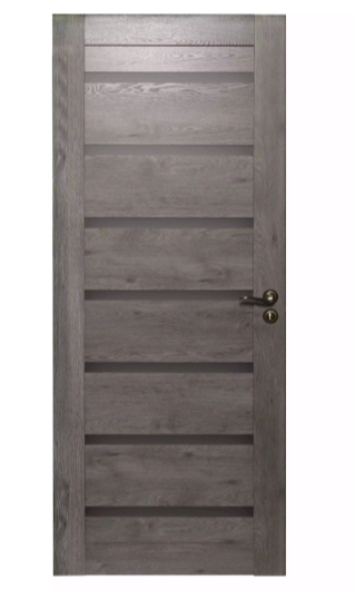 VDK DOOR ECO SIMPLE 207 DO 800X2000MM OAK EDISON GRAY SPECIAL LAMINATED
