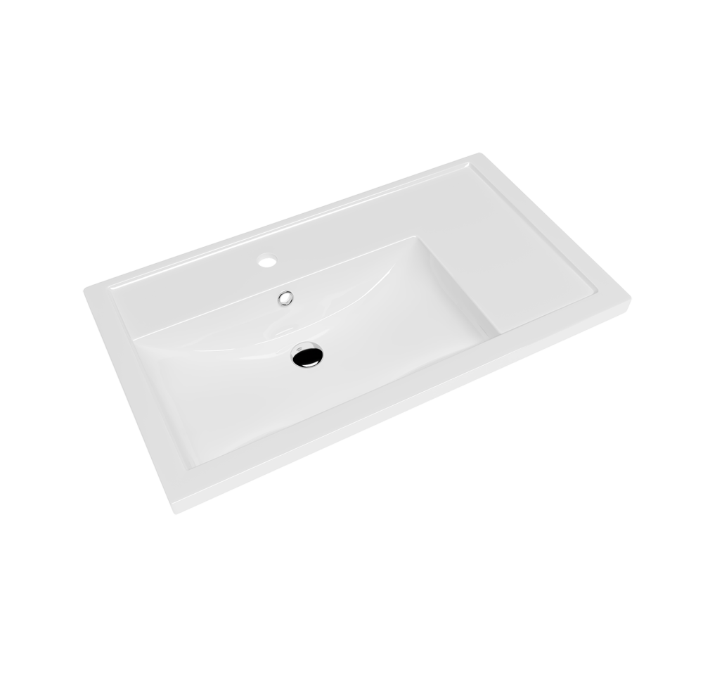 ROSA FURNITURE BASIN FOSTER-P 80CM WHITE (2)