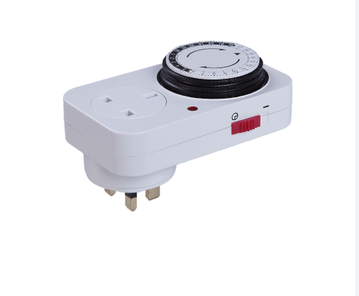 TIME RELAY MECHANICAL SOCKET PLUG BX-T010AG, 230V, 16A, 3680W