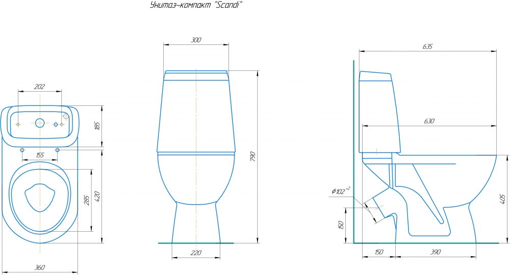 ROSA WC SKANDI X-TRAP WHITE3