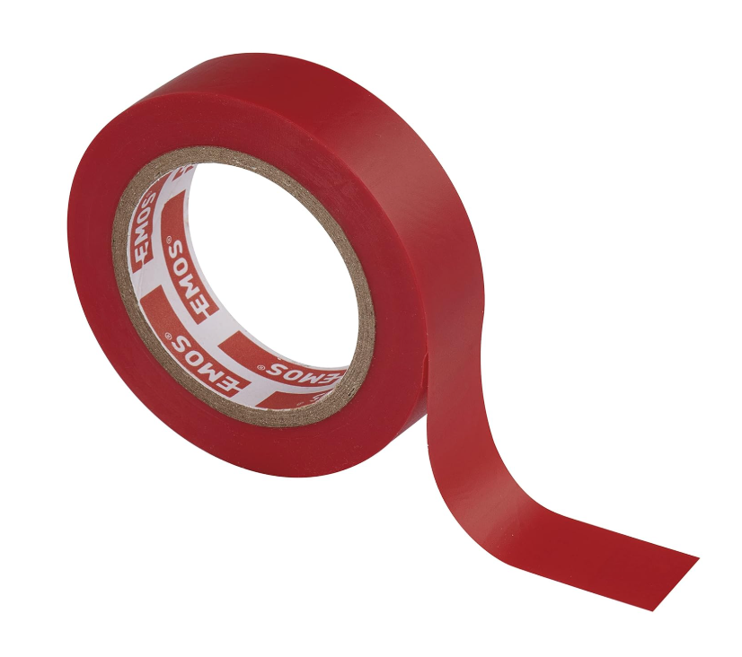 CTORCH PVC INSULATING TAPE FIRE RESISTANT 1.8CM 10M RED