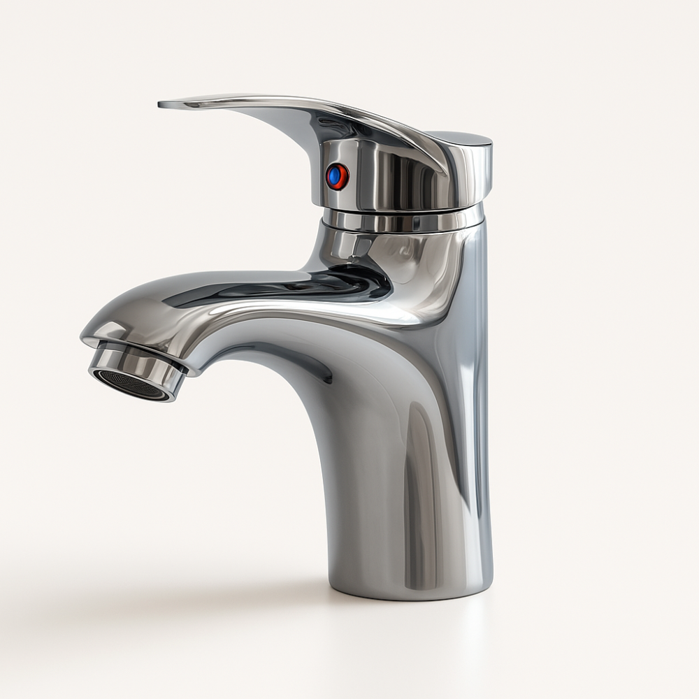 20250408_2212_Chrome Faucet Close-Up_remix_01jrb9m8bqfwq8b829kah2z5cb